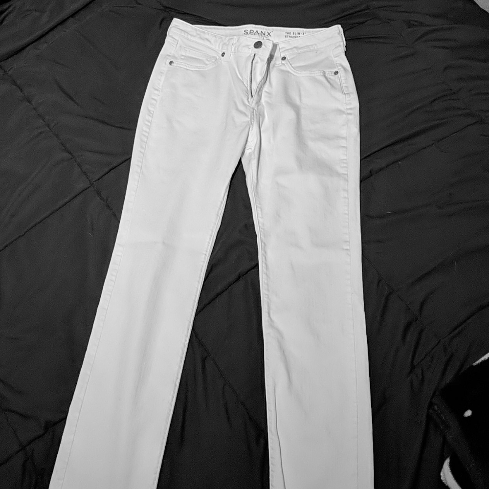 Spanx White Jeans